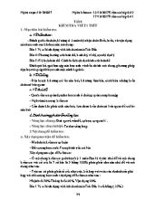 Giáo án Địa lý Lớp 6 - Tiết 8 Kiểm tra viết 1 tiết - Năm học 2017-2018